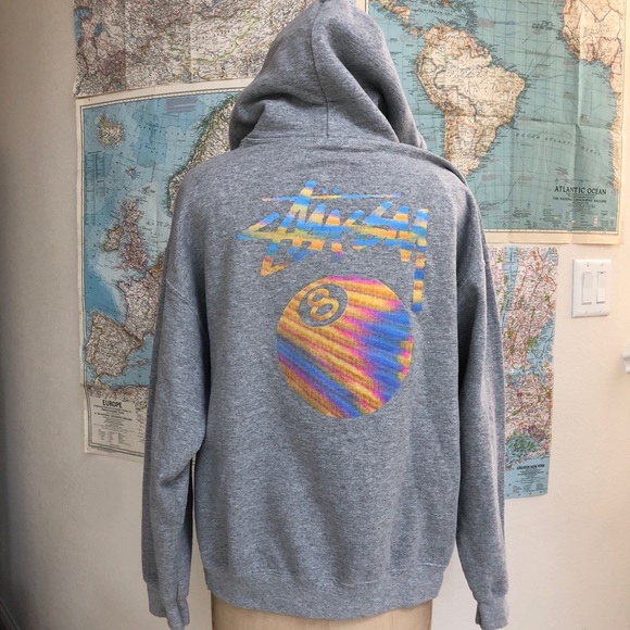 Stussy rainbow hoodie Clearance